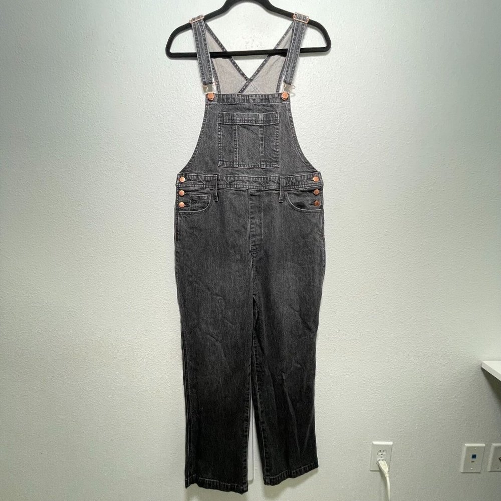 Universal Thread Black Denim Overalls - Picture 2 of 9